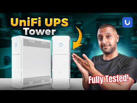 UniFi UPS Tower | The Ultimate Hands-On Review (Runtime, Heat, Setup + More)