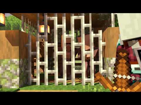 IL RAID AL VILLAGGIO DEI PILLAGERS - ANIMAZIONI MINECRAFT ITA