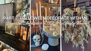 PART TWO: HALLOWEEN DECORATE WITH ME 2025! | ELEGANT HALLOWEEN DECOR | DIY HALLOWEEN IDEAS