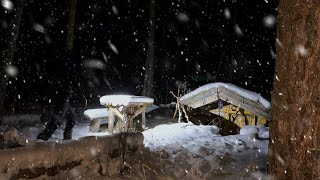 I got Lost in the Woods at Night and Found a SECRET PLACE to Sleep