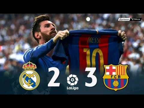 Real Madrid 2 x 3 Barcelona ● La Liga 16/17 Extended Goals & Highlights HD