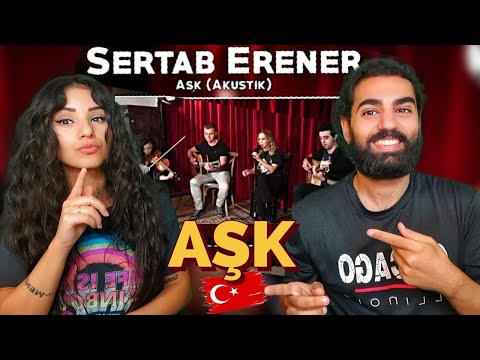 🇹🇷 Çok güzel 😍 Lebanese first time REACTING TO SERTAB ERENER - AŞK (Akustik)