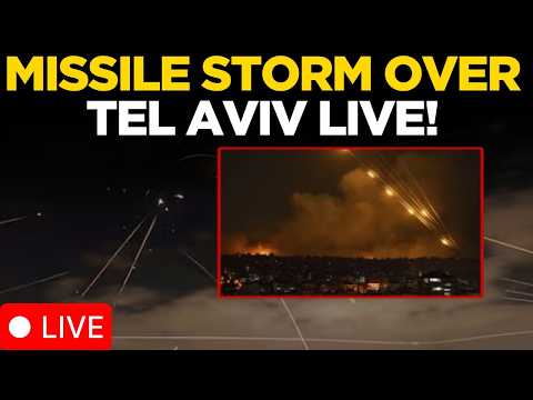 LIVE: Iran Launches Massive Missile Strike on Tel Aviv | Explosions Rock City | Iran-Israel War LIVE