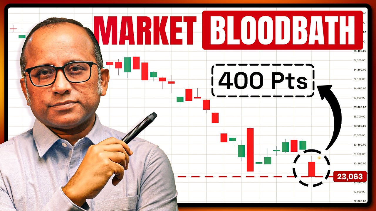 Market Crash! Banks क्यों गिरे | FIIs को कुछ पता है जो हमें नहीं | IRDAI Draft #bu