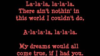Bobby Sherman~La La La lyrics
