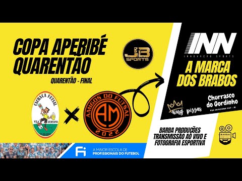 Cachaça vs Amigos do Futsal - Final da Copa Aperibé 40+ JB Sports