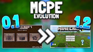 MCPE Evolution 01 to 12! Minecraft PE History (01 