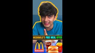 How to get a Free Meal at McDonalds 😉