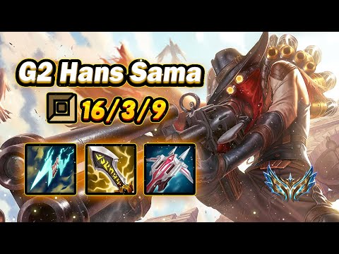 G2 Hans Sama Jhin vs Zeri [ ADC ] - EUW Challenger Patch 25.06