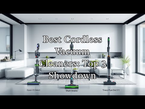 Top 3 Cordless Vacuum Cleaners Compared: Dyson v15 Detect, Shark Stratos, and Tineco Pure One S11