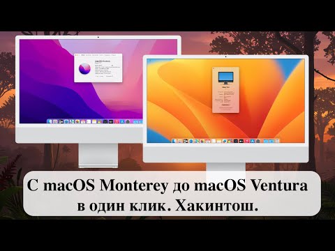 С macOS Monterey до macOS Ventura в один клик. Хакинтош.
