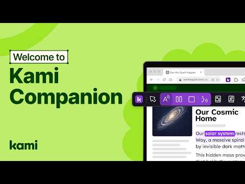 Kami Companion: Accessibility Toolbar for Every Student | Read Aloud, Translate & More