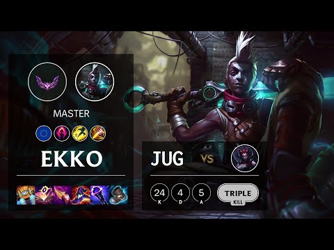 Ekko Jungle vs Elise - EUW Master Patch 12.3