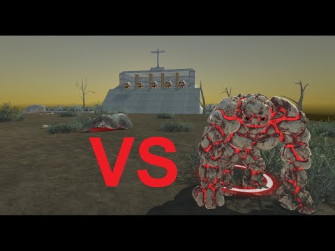 Animal Revolt Battle Simulator - An incredible battle Goro The Giant VS Lava Golem