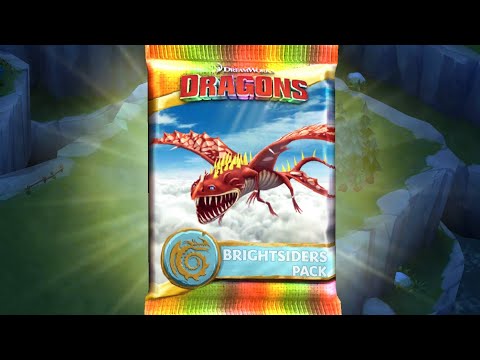 BRIGHTSIDERS PACK and getting all it's dragons - Dragons:Rise of Berk