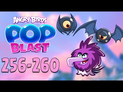 Angry Birds Pop Blast Gameplay Pt 51: Levels 256-260 - Are the eyeballs in league with Zeta?