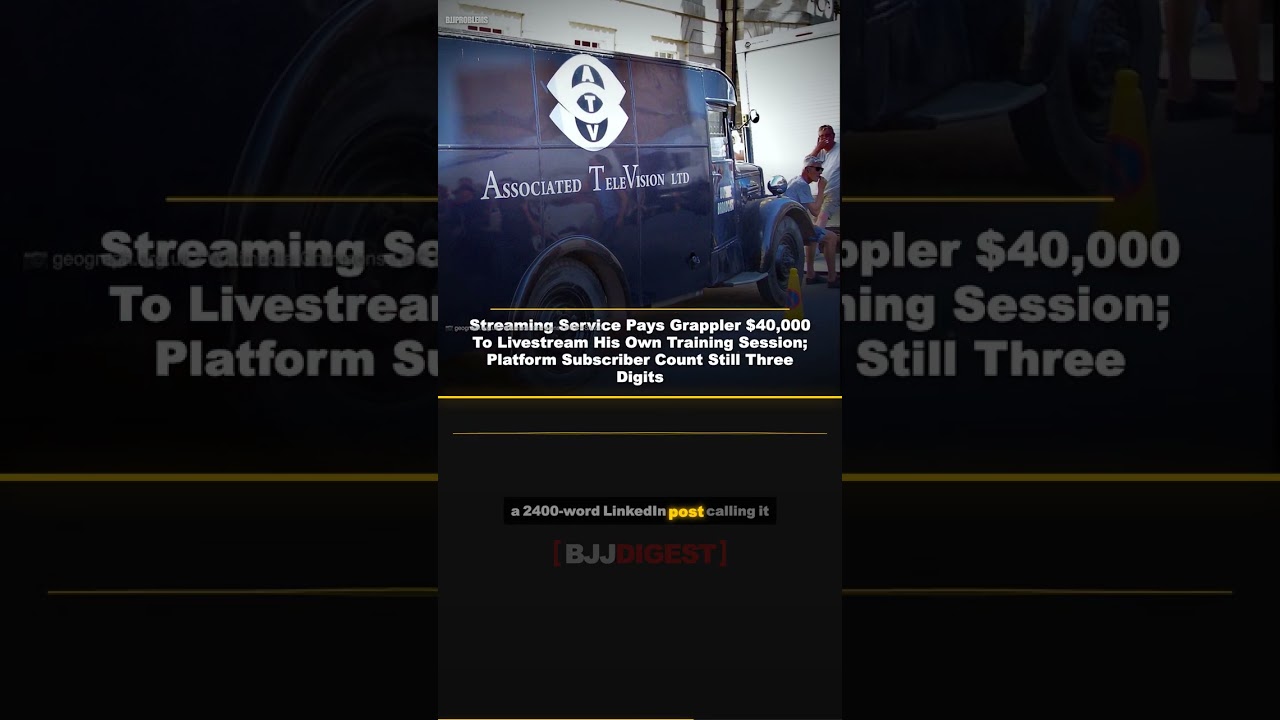 They Paid $40K to Stream Grappling. 43 People Watched. #Shorts