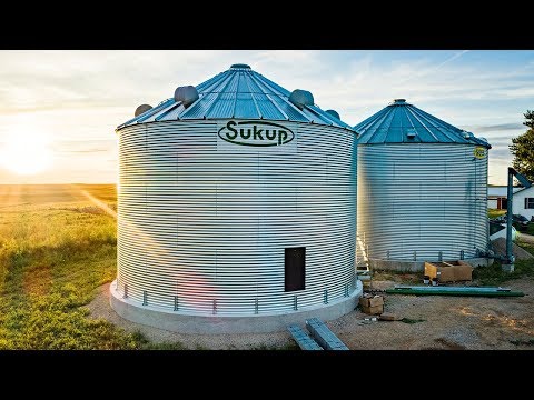 Grain Bin Construction - Part 2 Video