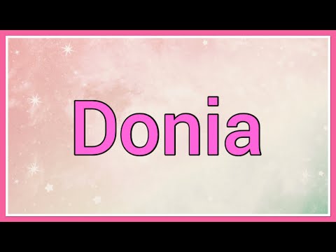 Donia | Name Origin Variations