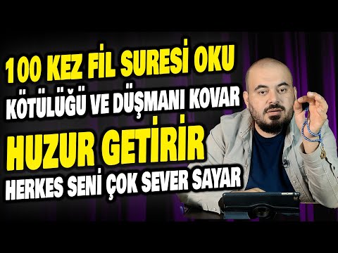 FİL SURESİNİ 100 DEFA OKURSAN NELER OLACAK, MUCİZEYE ŞAHİT OLMAK İSTER MİSİN, Hüseyin DURU