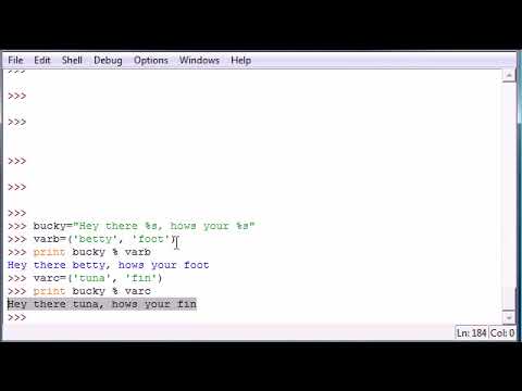 Python Programming Tutorial 17 Strings N Stuff Youtube