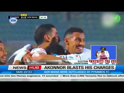 Gor Mahia Coach A.Konnor Blasts Senior Players After 5-1 Pyramids Defeat