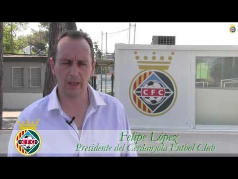 Felipe López, Presidente del Cerdanyola Futbol Club, nos habla del "Sueño de Tercera". CFC.