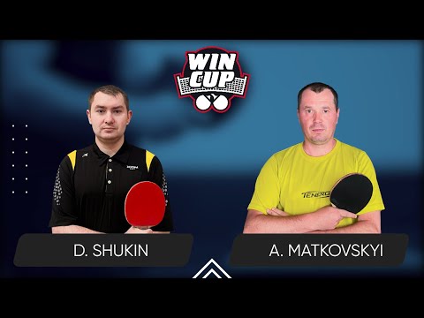 18:00 Dmytro Shukin - Andrii Matkovskyi West 3 WIN CUP 01.05.2024 | TABLE TENNIS WINCUP