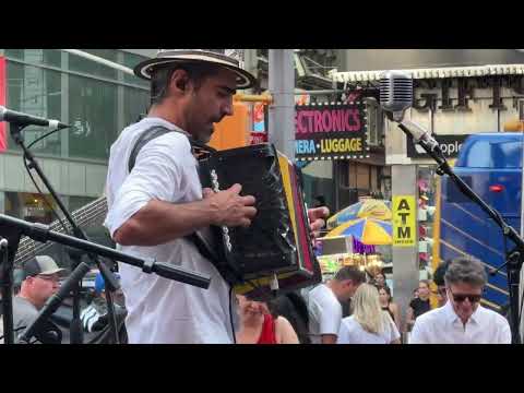Gregorio Uribe Colombian singer from Bogotá Colombia Times Square NYC USA  July 21 2023