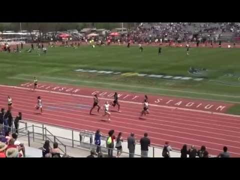 CO State T&F Championship 5A Girls 200m Prelim Heat 2