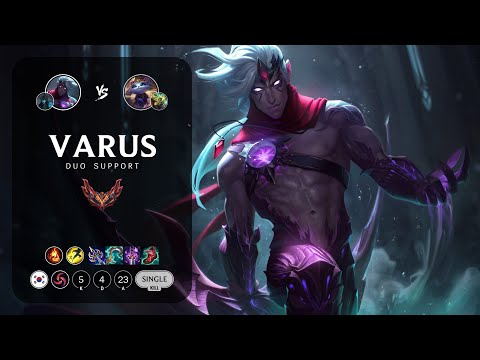 Varus Support vs Yuumi - KR Grandmaster Patch 12.23