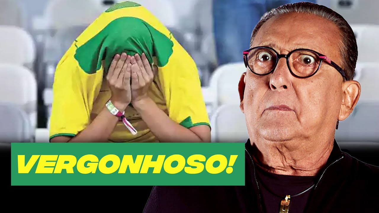 GALVÃO COMENTA EMPATE DA SELEÇÃO: "ACONTECEU TUDO ERRADO NOS 2 ÚLTIMOS ANOS!"