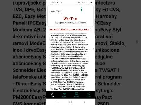 WebTest monitor and web check