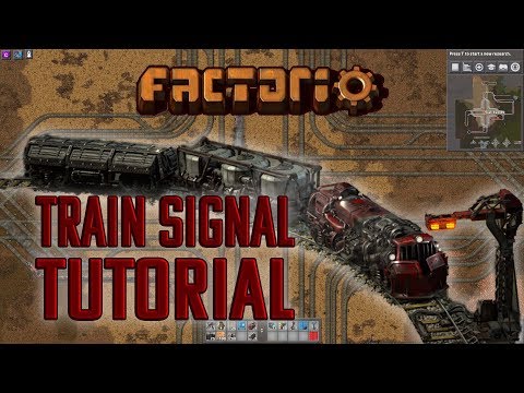 FACTORIO | Train Basics & Signaling Tutorial