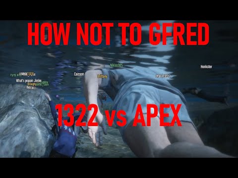 How Not To Gfred (DIED 4 TIMES) - 1322 vs APEX Gfred Crew Battle Highlights
