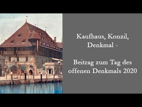Kaufhaus, Konzil, Denkmal - Beitrag zum Tag des offenen Denkmals 2020