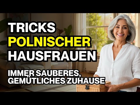 7 Tricks Polnischer Hausfrauen für ein Immer Sauberes, Gemütliches Zuhause