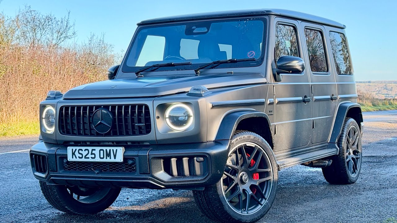 2025 Mercedes AMG G63 review. Trick new Active Ride suspension has completely transformed the G63..