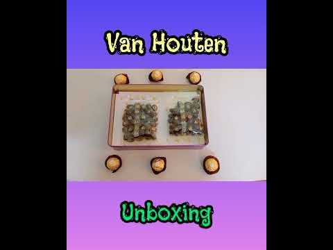 Van Houten Chocolate Unboxing 🍫 | Dark Chocolate Unboxing