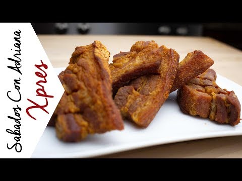 Como hacer chicharrón en olla exprés - #SábadosConAdriana