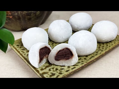 How to make Mochi with Red Bean Paste | Steaming Method