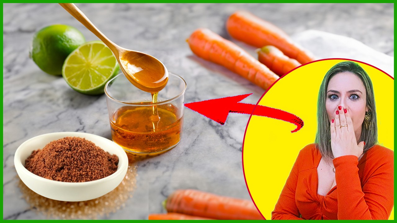 🟢 XAROPE NATURAL Receita da  Vovó: com 3 Ingredientes PRONTO em 5 Minutos🥕🧴| ZERO GRIPE E TOSSE💪