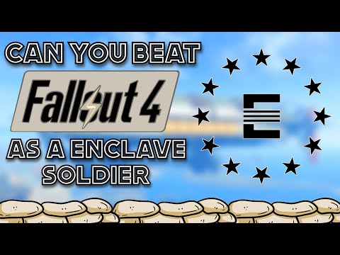 Can you BEAT Fallout 4 as a Enclave Soldier