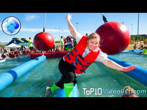 Top 10 Wipeout Fails + Compilation