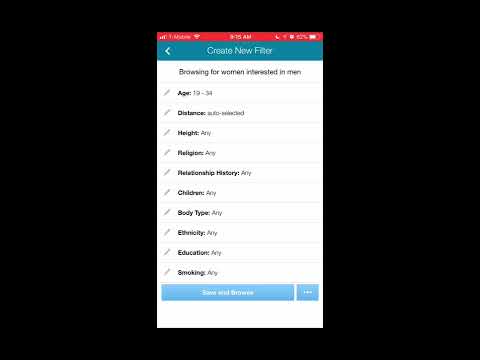 How to Adjust Search Settings on Zoosk iOS app