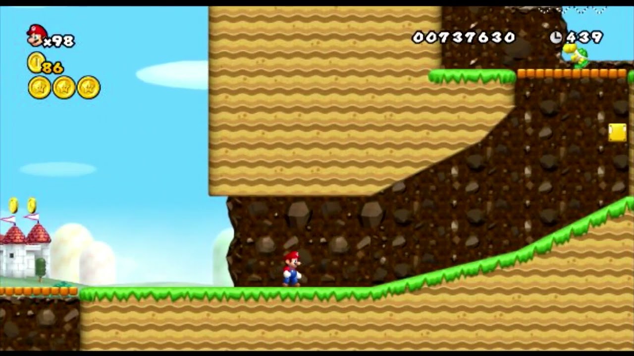 [NewマリオWii] ノコノコの新しい倒し方 [バグ]