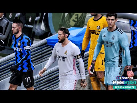 PES 2021 - REAL MADRID VS INTER | UEFA Champions League | Full match & Gameplay