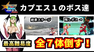 レトロ格ゲーラスボスチャレンジ　カプエス１とプロを紹介＆ラスボス撃破（ゆっくり実況）ファイコレ