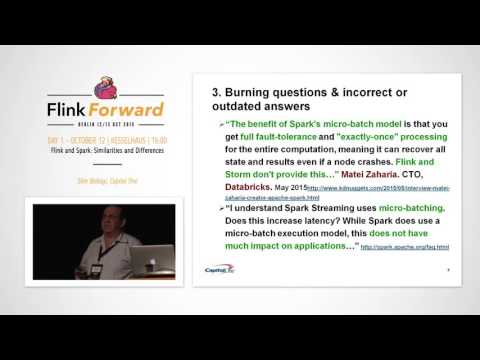 Flink Forward 2015: Slim Baltagi – Flink and Spark Similarities and Differences