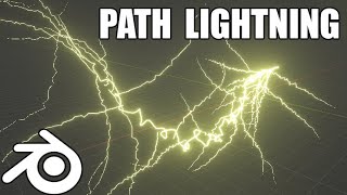 [Blender 3.1] Lightning Along A Curve Geometry Nodes Tutorial